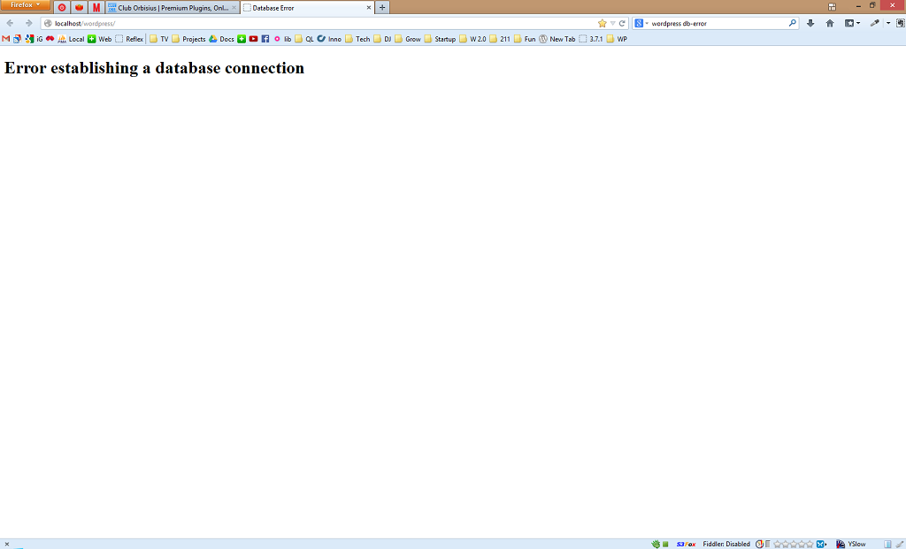 How To Fail Gracefully In WordPress When The Database Goes Away Orbisius How to fail gracefully in wordpress when the database goes away orbisius