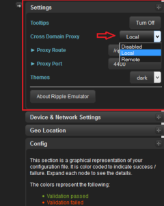 How to Disable CORS /Domain Proxy in Ripple Emulator